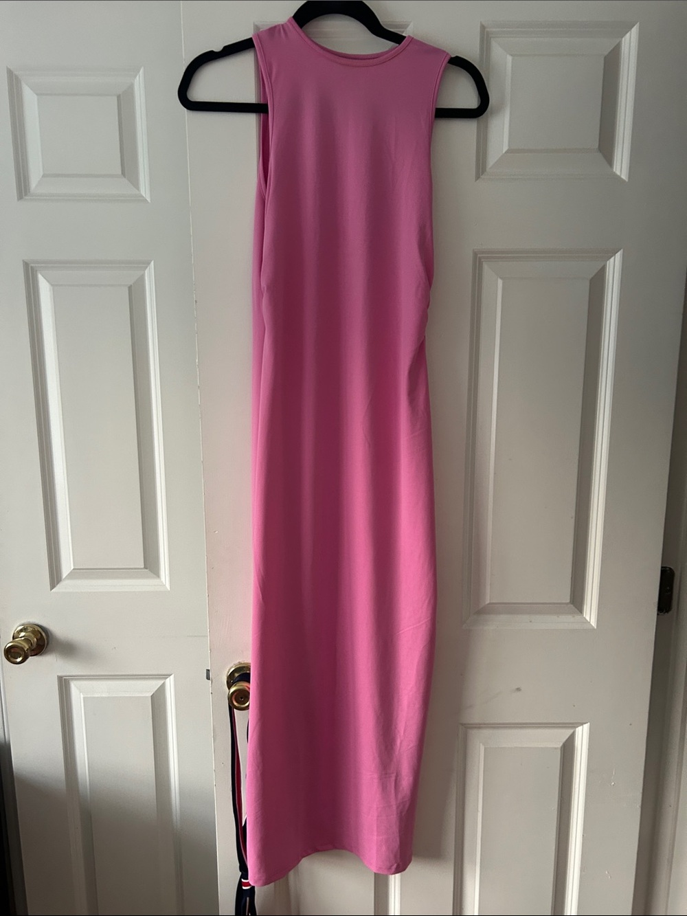 SHEIN Hot Pink Sleeveless Maxi Dress